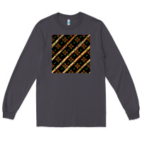 Smoke african floral seamless pattern Long Sleeve Tee - BundleAndBundleShop