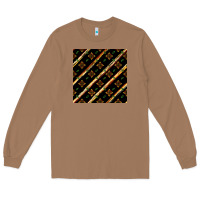 Toasted Coconut african floral seamless pattern Long Sleeve Tee - BundleAndBundleShop