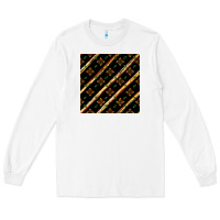 White african floral seamless pattern Long Sleeve Tee - BundleAndBundleShop