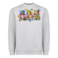 Heather Grey autism gnomes Heavyweight Sweatshirt - LillyAllenDesigns