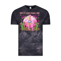 Cloud Black pretty girls walk like this this Vintage Tee - NancyCooperArtShop