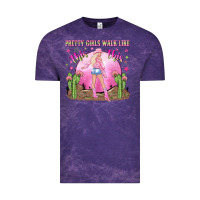 Cloud Purple pretty girls walk like this this Vintage Tee - NancyCooperArtShop