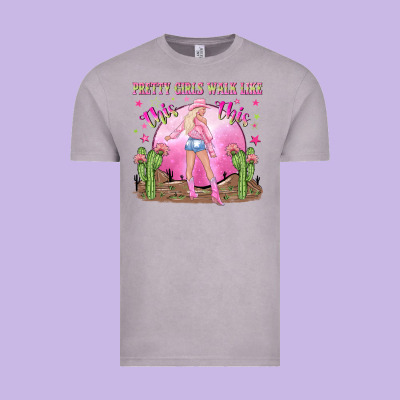 Pretty Girls Walk Like This This Vintage Tee Designed By Nancycooperartshop
