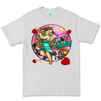 Dove Grey cupid with arrows and stars Premium Tee - AdoDesignShop