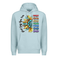 Blue Mist god says you are unique Premium Hoodie - CowGirlArtShop