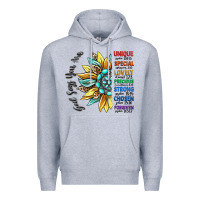 Heather Grey god says you are unique Premium Hoodie - CowGirlArtShop