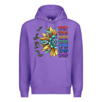 Purple god says you are unique Premium Hoodie - CowGirlArtShop