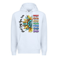 White god says you are unique Premium Hoodie - CowGirlArtShop