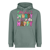 Sage Don't worry be happy Easter Day Heavyweight Hoodie - HowdyJamesFarm
