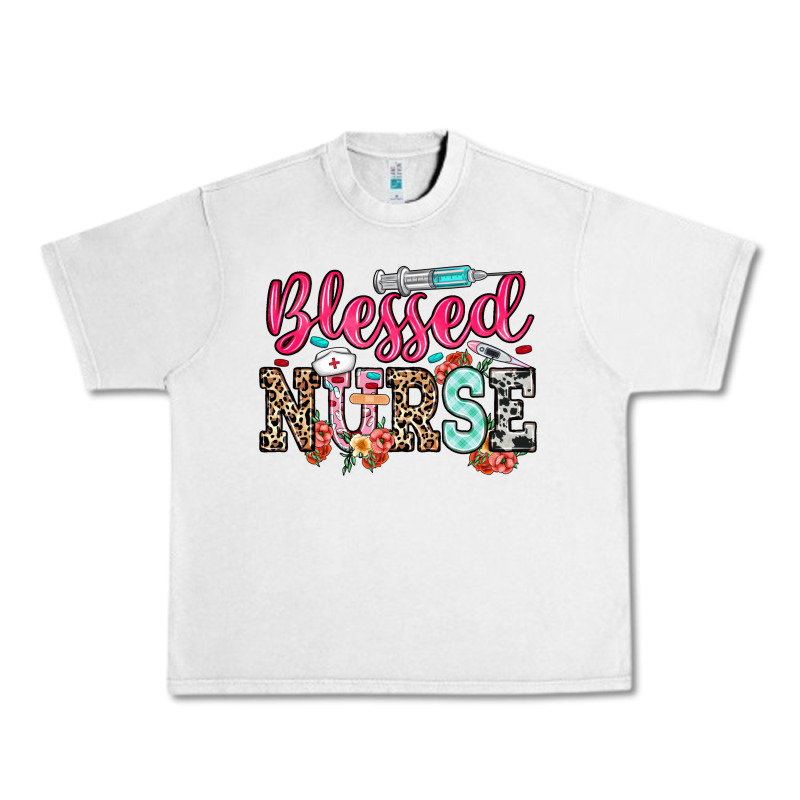Blessed Nurse Urban Heavy Tee by NancyCooperArtShop | Teevron