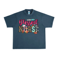 Midnight Navy blessed nurse Urban Heavy Tee - NancyCooperArtShop