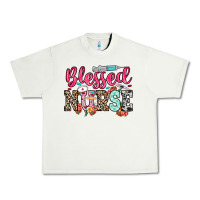 Pistachio blessed nurse Urban Heavy Tee - NancyCooperArtShop