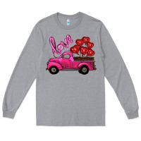 Heather Grey valentines day turck with balloons Long Sleeve Tee - RanaPortraitStore