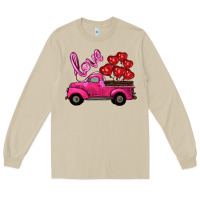 Mushroom valentines day turck with balloons Long Sleeve Tee - RanaPortraitStore