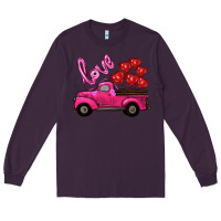 Plum valentines day turck with balloons Long Sleeve Tee - RanaPortraitStore