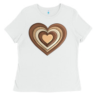 White melanin heart Ladies Tee - AdoDesignShop