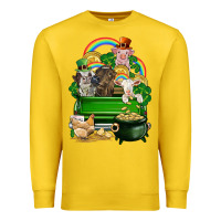 Lemon St. Patrick's Day animal truck Premium Sweatshirt - CowGirlArtShop