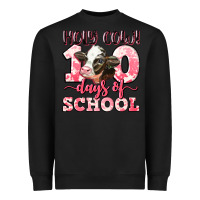 Black holy cow 100 days of school Heavyweight Sweatshirt - LillyAllenDesigns