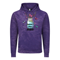 Cloud Purple mama preview costom name Vintage Hoodie - MaliasSmallBusiness