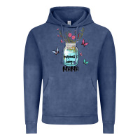 Vintage Denim mama preview costom name Vintage Hoodie - MaliasSmallBusiness