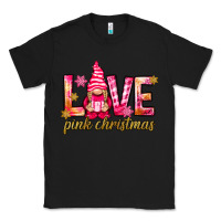 Black love pink christmas gnome Classic Tee - NancyCooperArtShop