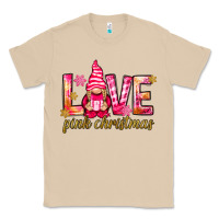 Mushroom love pink christmas gnome Classic Tee - NancyCooperArtShop