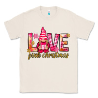 Natural love pink christmas gnome Classic Tee - NancyCooperArtShop