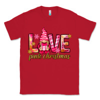 Red love pink christmas gnome Classic Tee - NancyCooperArtShop