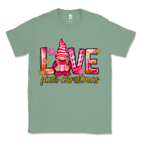 Sage love pink christmas gnome Classic Tee - NancyCooperArtShop