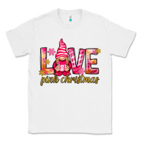 White love pink christmas gnome Classic Tee - NancyCooperArtShop
