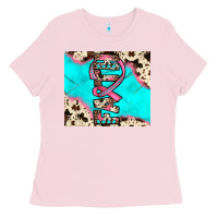 Bubblegum Pink faith Ladies Tee - JahusDesignShop