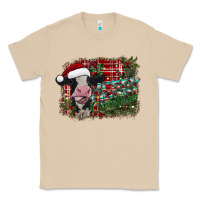 Mushroom merry christmas cow Classic Tee - CowhideDigitalArt