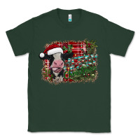 Sports Green merry christmas cow Classic Tee - CowhideDigitalArt