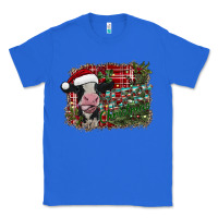 True Royal merry christmas cow Classic Tee - CowhideDigitalArt