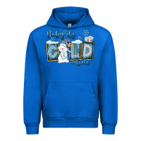 Cobalt Baby It's Cold Outside Urban Hoodie - FaDigitalArtStudio