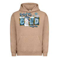 Pigment Burro Baby It's Cold Outside Urban Hoodie - FaDigitalArtStudio