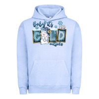 Pigment Grape Ice Baby It's Cold Outside Urban Hoodie - FaDigitalArtStudio