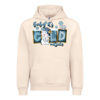 Sandshell Baby It's Cold Outside Urban Hoodie - FaDigitalArtStudio