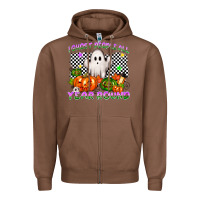 Chestnut I ghost people all year round Zipper Hoodie - NancyCooperArtShop