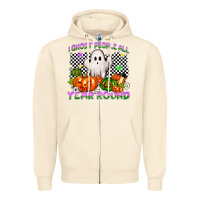 Sandshell I ghost people all year round Zipper Hoodie - NancyCooperArtShop