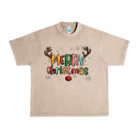 French Oak merry christmas raindeerr Urban Heavy Tee - MaliasSmallBusiness