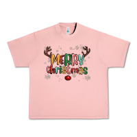 Salmon merry christmas raindeerr Urban Heavy Tee - MaliasSmallBusiness