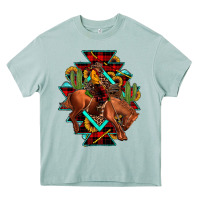 Arona aztec rodeo cowboy christmas Heavy Core Tee - JahusDesignShop