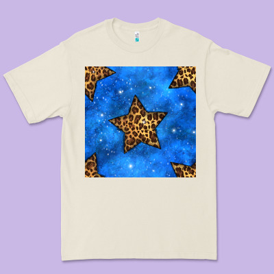 4th Of July Leopard Stars Seamless Pattern Premium Tee Designed By Bundleandbundleshop