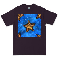 Plum 4th of july leopard stars seamless pattern Premium Tee - BundleAndBundleShop