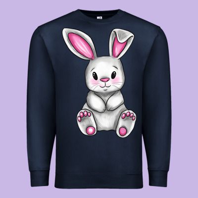Cute Bunny Easter Premium Sweatshirt Designed By Cowgirlartshop
