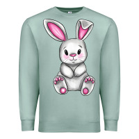 Seafoam Cute bunny Easter Premium Sweatshirt - CowGirlArtShop