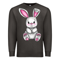 Smoke Cute bunny Easter Premium Sweatshirt - CowGirlArtShop