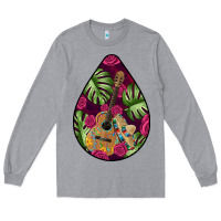 Heather Grey Hispanic Heritage Long Sleeve Tee - BundleAndBundleShop