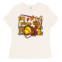 Bone no place like home softball Ladies Tee - Jasminsmagicworld